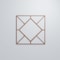 Ekena Millwork Large Hudson Decorative Fretwork Wood Wall Panels, Wood (Paint Grade), 23 3/8"W x 23 3/8"H x 3/8"T WALW24X24X0375HSNMF - alternate 4